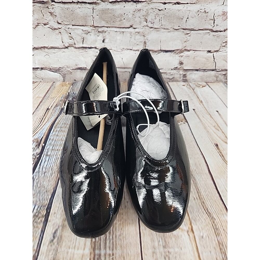 A New Day Elena Shoes Mary Jane Style Shoes Size 10 Black - Picture 2 of 5